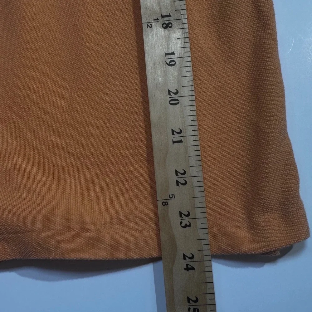 Polo Ralph Lauren Kids Boys Peach Orange Short Sleeve Cotton Pique Shirt L 14-16
